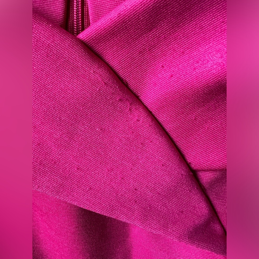 JASAMBAC Pink Sweetheart High Low Dress Pockets Feminine Girly Coquette M - Picture 6 of 12